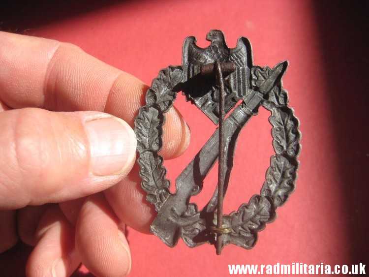 & original WW2 German INFANTRY ASSAULT BADGE rare pattern ZINC. - Image 24