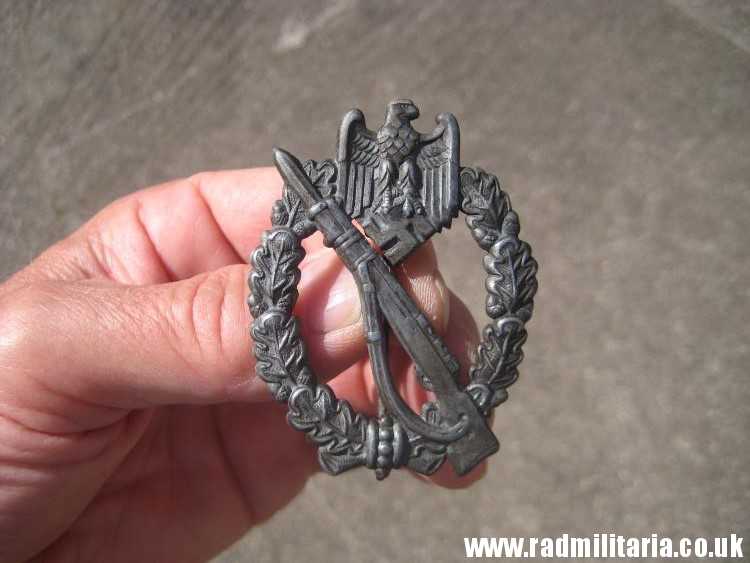 & original WW2 German INFANTRY ASSAULT BADGE rare pattern ZINC. - Image 30