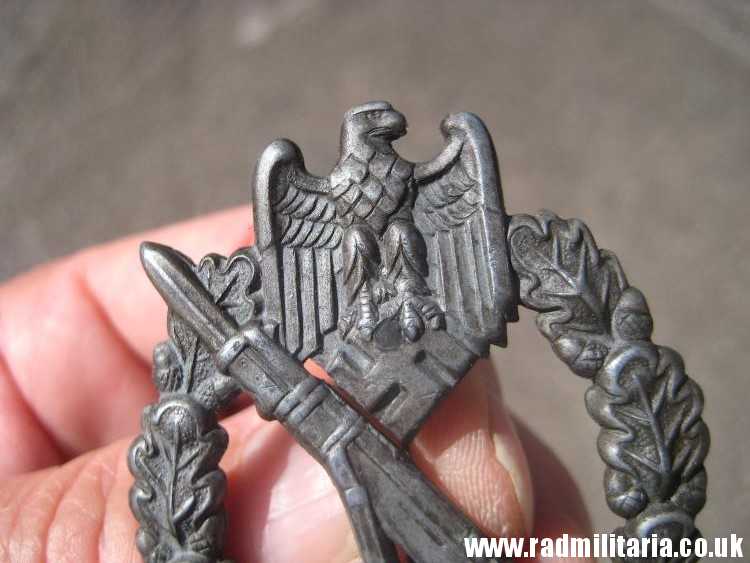 & original WW2 German INFANTRY ASSAULT BADGE rare pattern ZINC. - Image 31