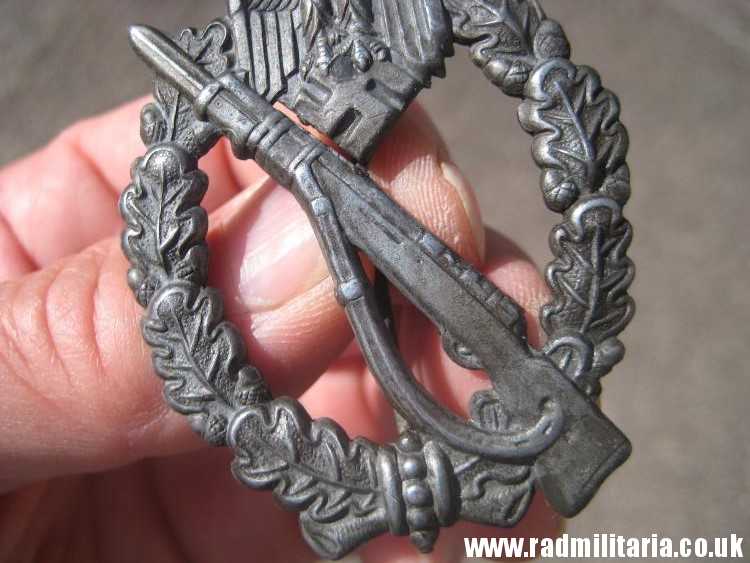 & original WW2 German INFANTRY ASSAULT BADGE rare pattern ZINC. - Image 32