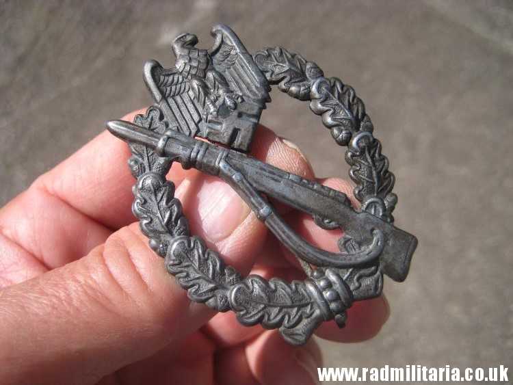 & original WW2 German INFANTRY ASSAULT BADGE rare pattern ZINC. - Image 33