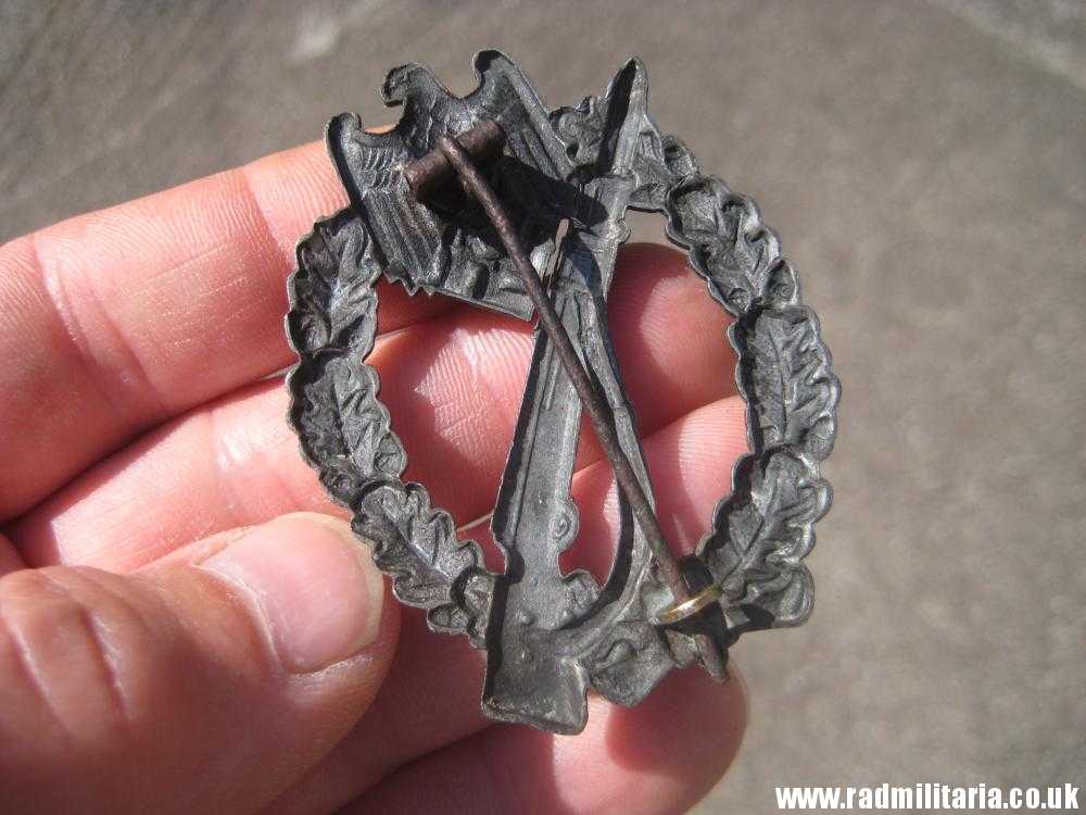 & original WW2 German INFANTRY ASSAULT BADGE rare pattern ZINC. - Image 34