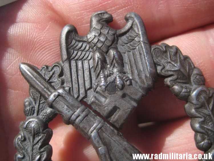 & original WW2 German INFANTRY ASSAULT BADGE rare pattern ZINC. - Image 37