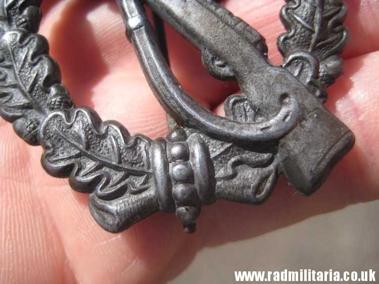 & original WW2 German INFANTRY ASSAULT BADGE rare pattern ZINC. - Image 39