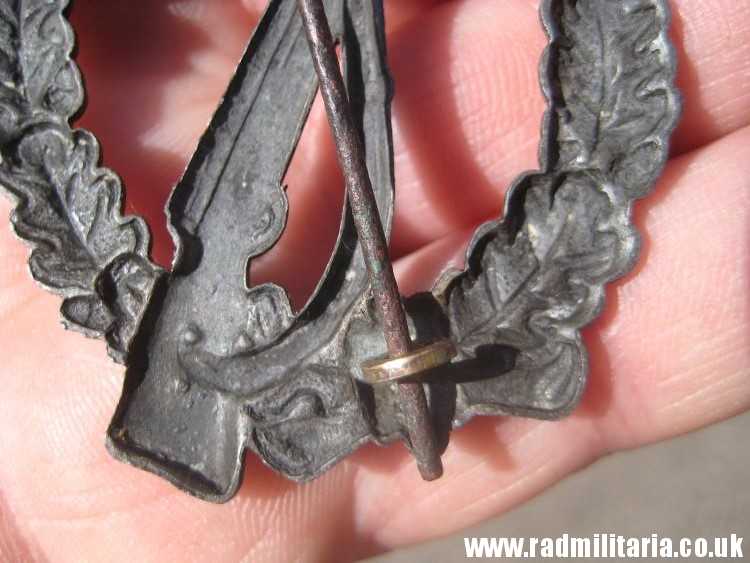 & original WW2 German INFANTRY ASSAULT BADGE rare pattern ZINC. - Image 42