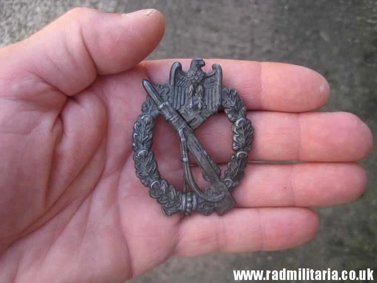 & original WW2 German INFANTRY ASSAULT BADGE rare pattern ZINC. - Image 44