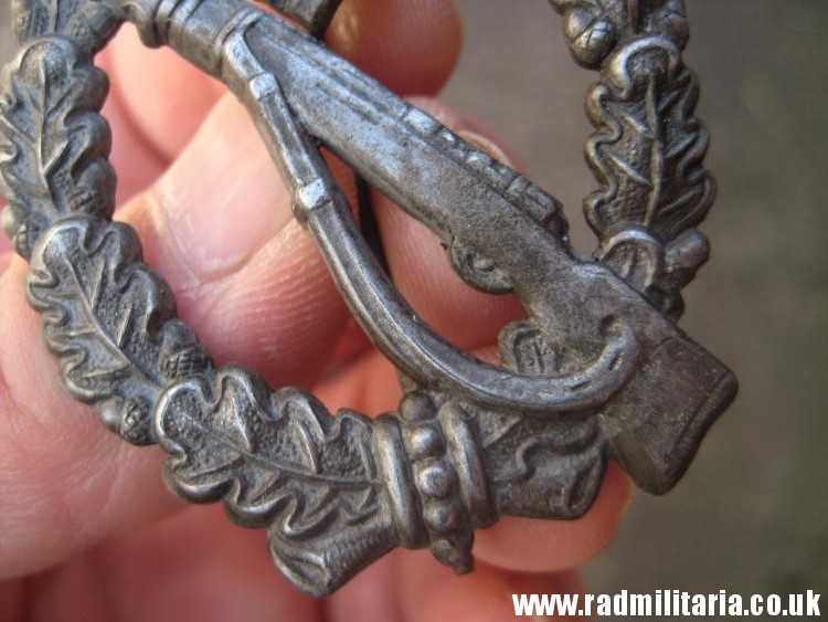 & original WW2 German INFANTRY ASSAULT BADGE rare pattern ZINC. - Image 48