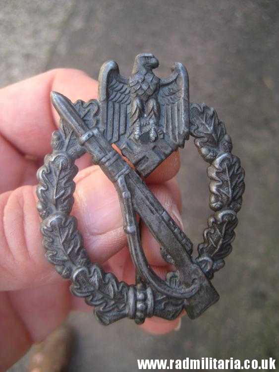& original WW2 German INFANTRY ASSAULT BADGE rare pattern ZINC. - Image 53