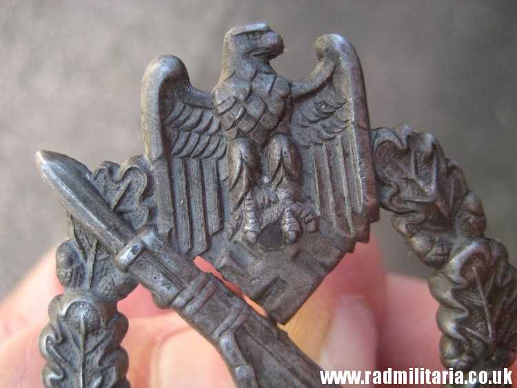 & original WW2 German INFANTRY ASSAULT BADGE rare pattern ZINC. - Image 51