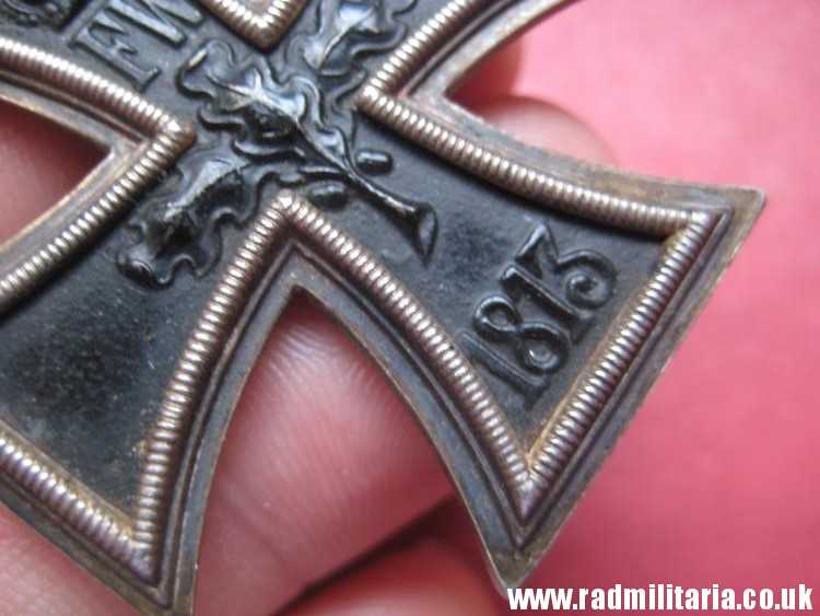 & original WW1 German IRON CROSS 2nd class in good condition, SOLID SILVER frame, marked: "800 C.D." - genuine !! - Image 11