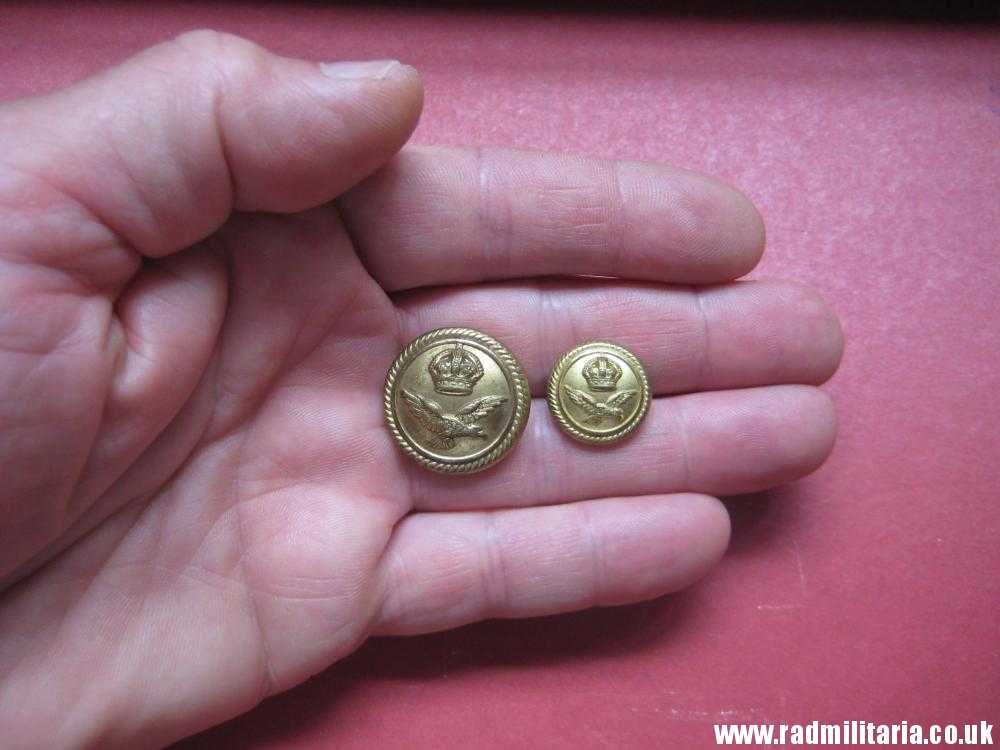& WW1 RAF - RNAS Royal Naval Air Service BUTTONS in good condition. - SET of 2. Maker: Weldon London - Image 7