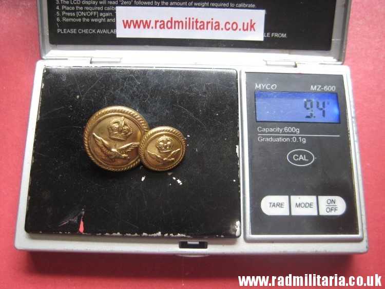 & WW1 RAF - RNAS Royal Naval Air Service BUTTONS in good condition. - SET of 2. Maker: Weldon London - Image 13
