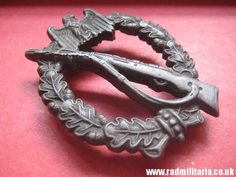 & original post WW2 German INFANTRY ASSAULT BADGE (removed swastika) in good used condition. - Image 9
