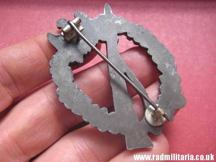 & original post WW2 German INFANTRY ASSAULT BADGE (removed swastika) in good used condition. - Image 10
