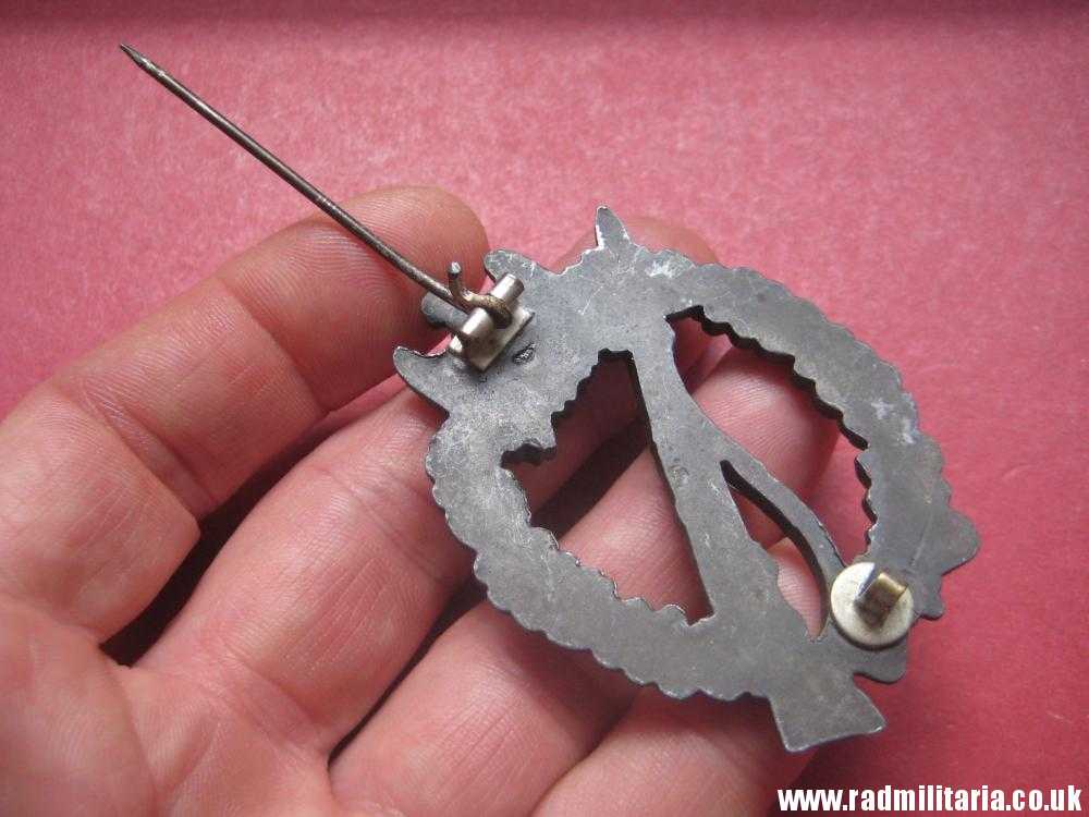 & original post WW2 German INFANTRY ASSAULT BADGE (removed swastika) in good used condition. - Image 12