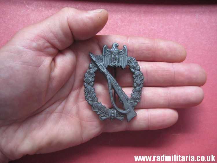 & original post WW2 German INFANTRY ASSAULT BADGE (removed swastika) in good used condition. - Image 13