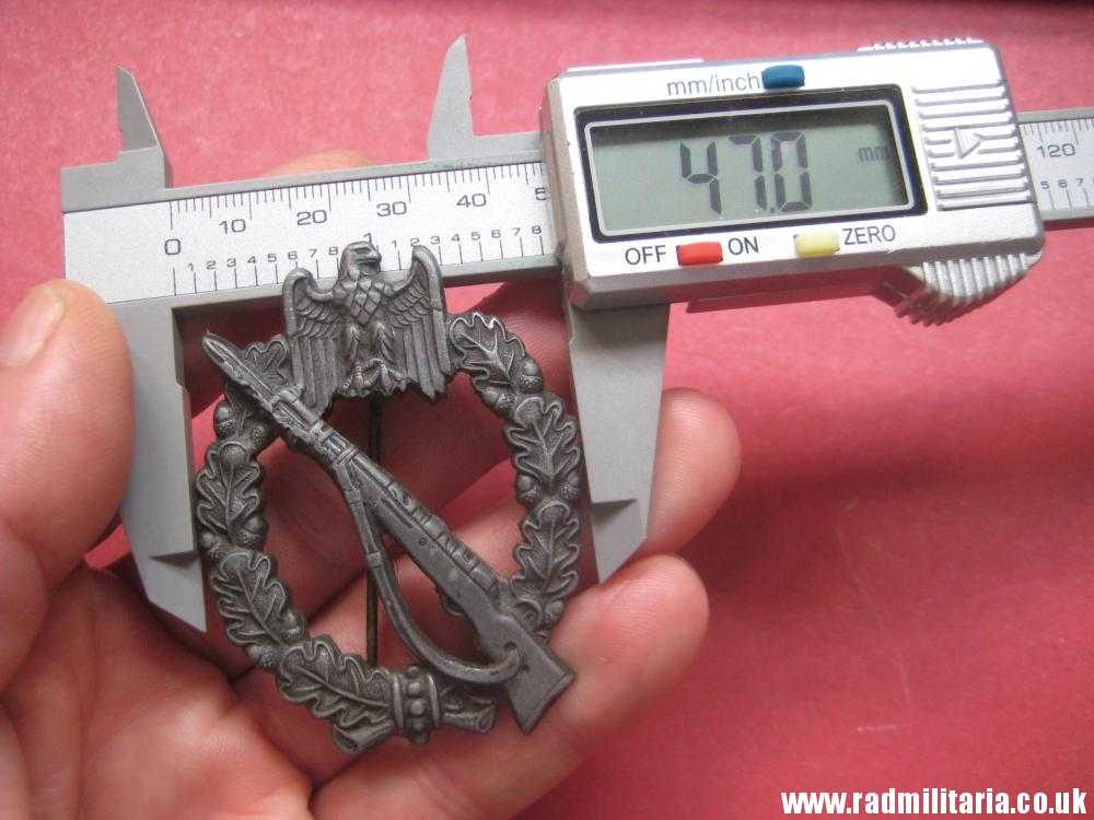 & original post WW2 German INFANTRY ASSAULT BADGE (removed swastika) in good used condition. - Image 17