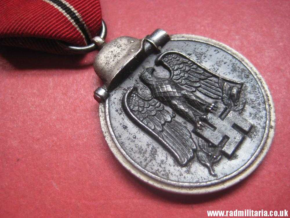 & WW2 German MEDAL - WINTERSCHLACHT IM OSTEN 1941/42 with original ribbon, maker: "65" - genuine ! - Image 16