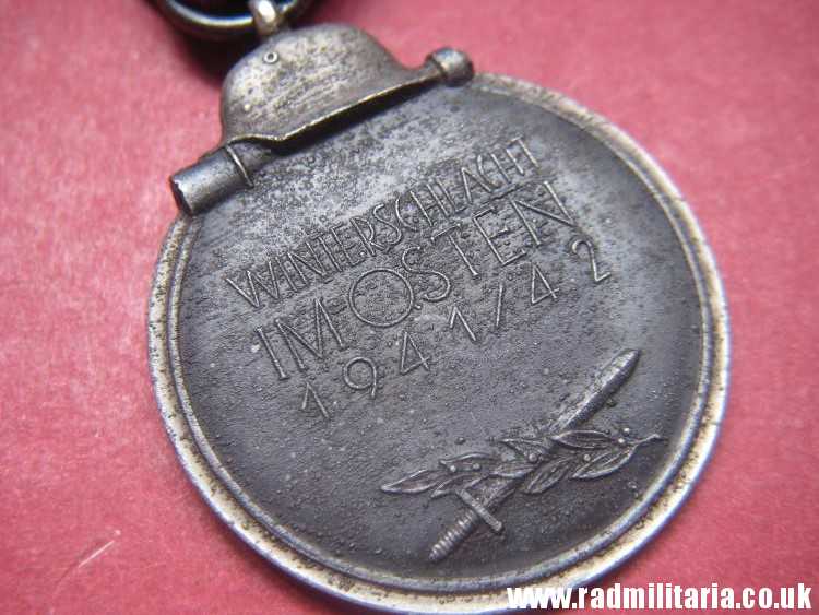 & WW2 German MEDAL - WINTERSCHLACHT IM OSTEN 1941/42 with original ribbon, maker: "65" - genuine ! - Image 17