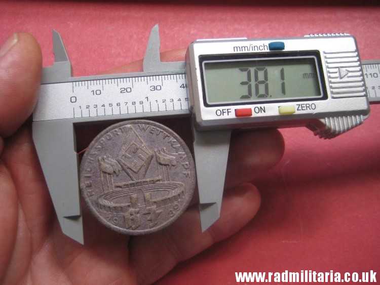 & original German HJ BADGE with date - 1939 made of compressed paper. - Image 11