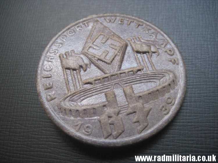 & original German HJ BADGE with date - 1939 made of compressed paper. - Image 15