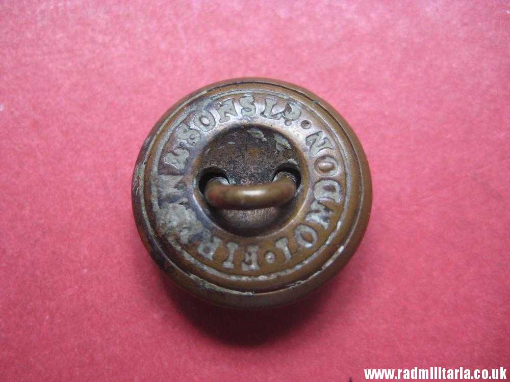 Victorian British MILITARY SKULL BUTTON - 17th Lancers Regiment, maker: FIRMIN & SONS LD, London. - Image 3