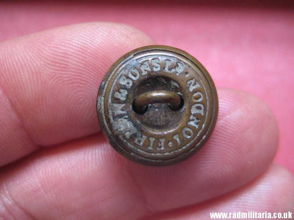 Victorian British MILITARY SKULL BUTTON - 17th Lancers Regiment, maker: FIRMIN & SONS LD, London. - Image 9