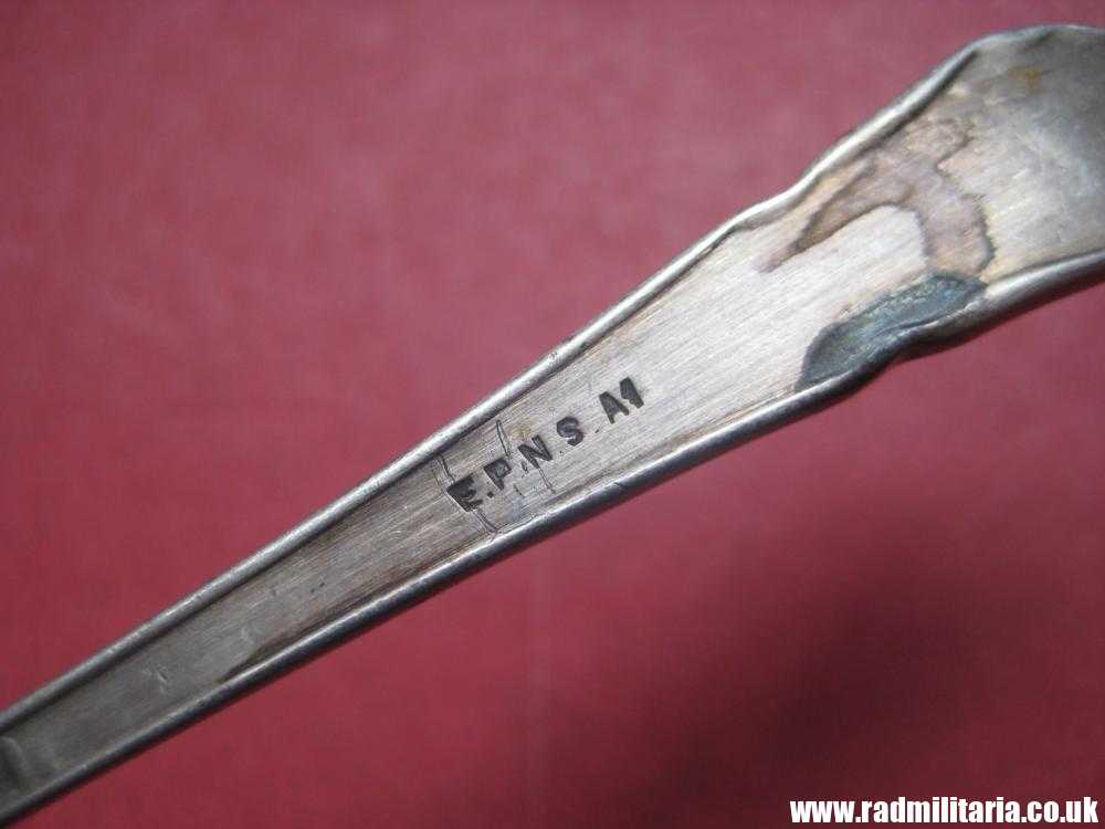 & British PARACHUTE REGIMENT cutlery - small SPOON. SGTs MESS with Parachute badge RARE !! - Image 6
