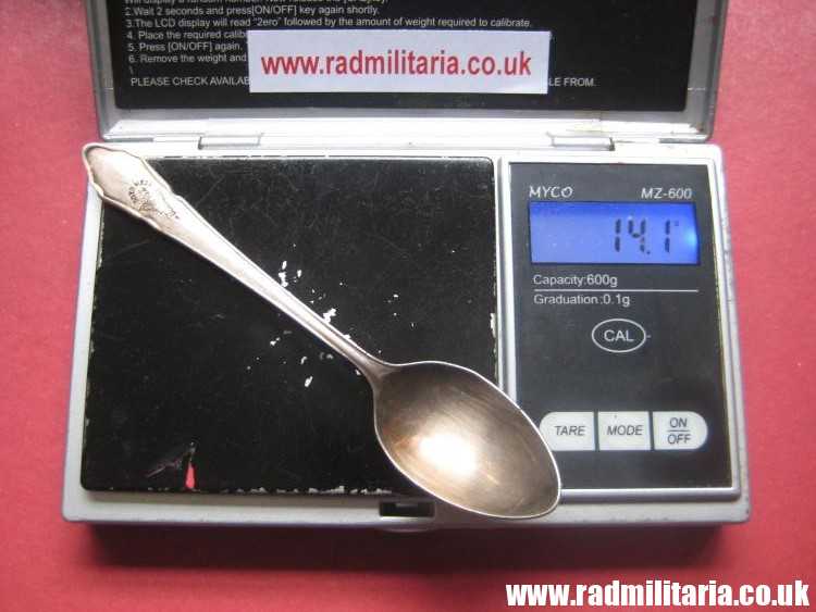 & British PARACHUTE REGIMENT cutlery - small SPOON. SGTs MESS with Parachute badge RARE !! - Image 11