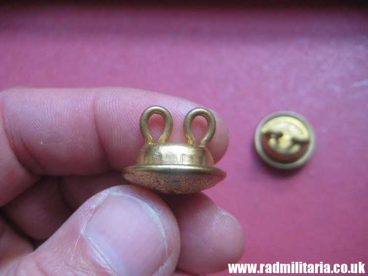 & WW2 German NSDAP BUTTONS with eagle - A PAIR, perfect condition !! - BELT HANGERS. - Image 12