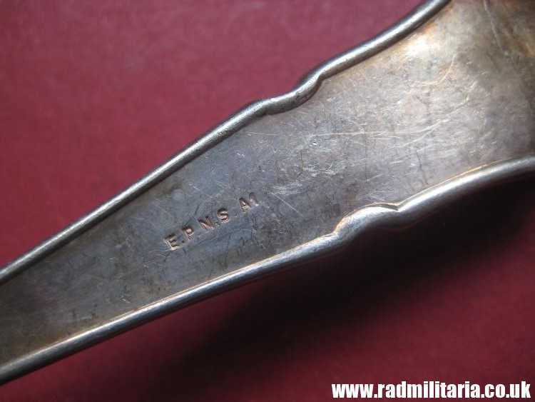 & British PARACHUTE REGIMENT cutlery - large SPOON. SGTs MESS with Parachute badge RARE !! - Image 8