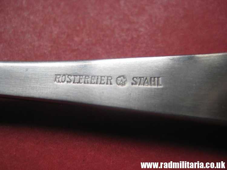 & WW2 German Luftwaffe stainless steel TEA SPOON - original 3rd Reich cutlery MINT CONDITION, 100% genuine. - Image 8