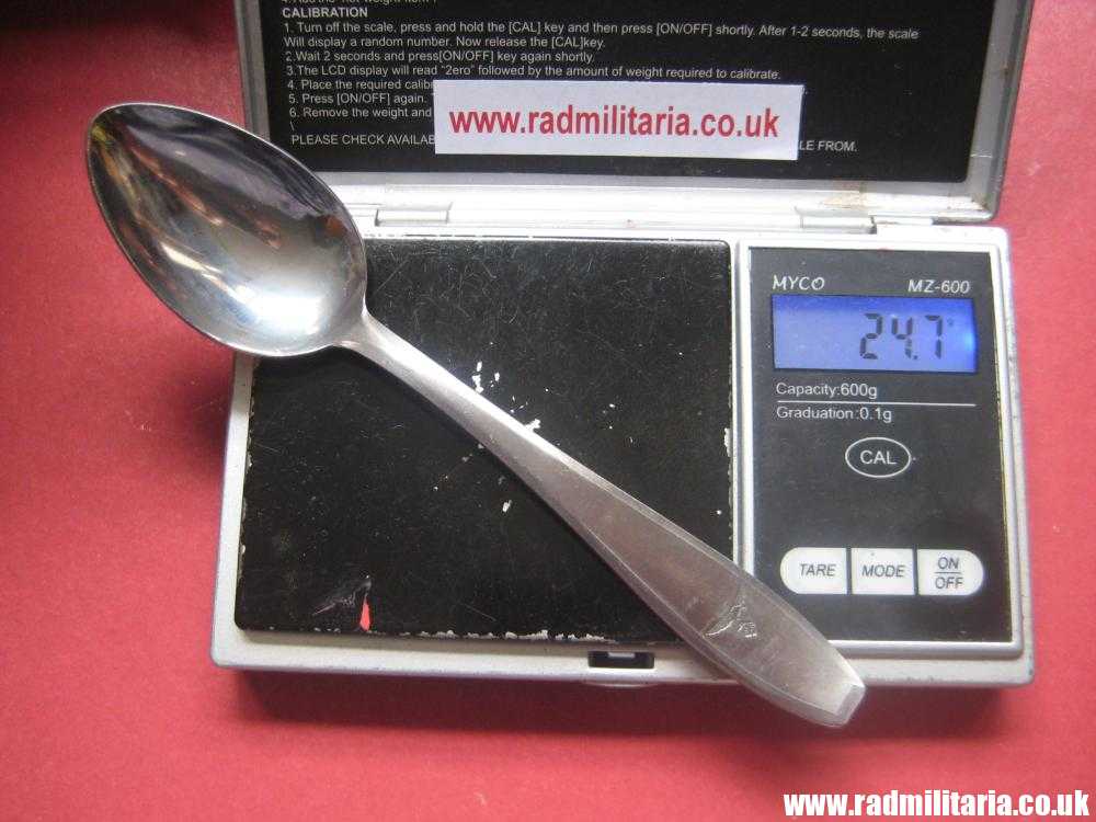 & WW2 German Luftwaffe stainless steel TEA SPOON - original 3rd Reich cutlery MINT CONDITION, 100% genuine. - Image 29