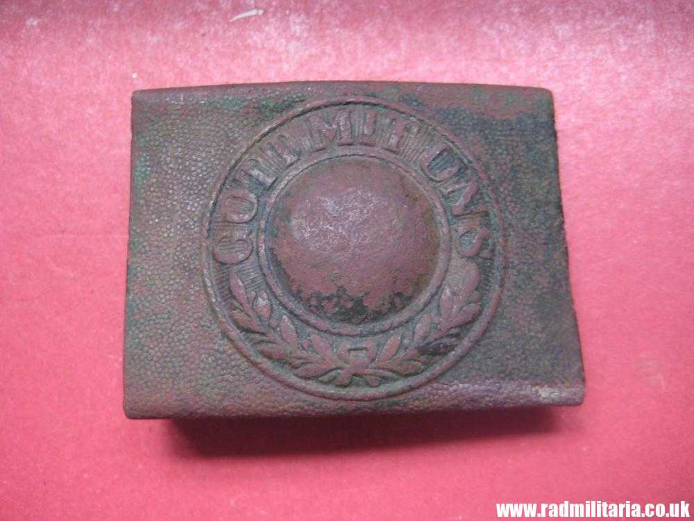 & early WW2 German Army BELT BUCKLE - metal detecting find. - Image 6