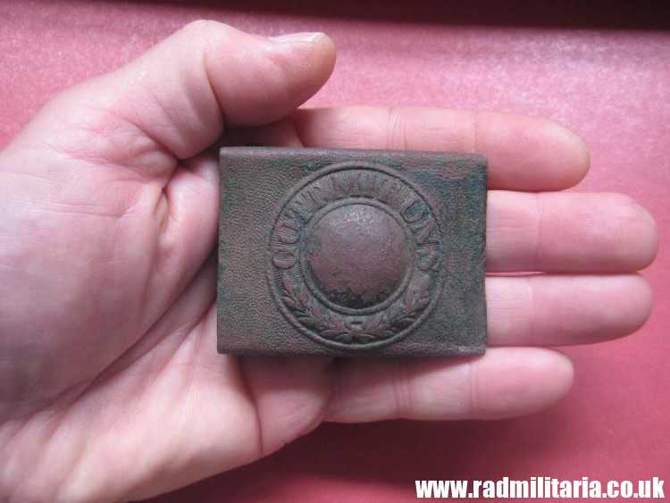 & early WW2 German Army BELT BUCKLE - metal detecting find. - Image 9