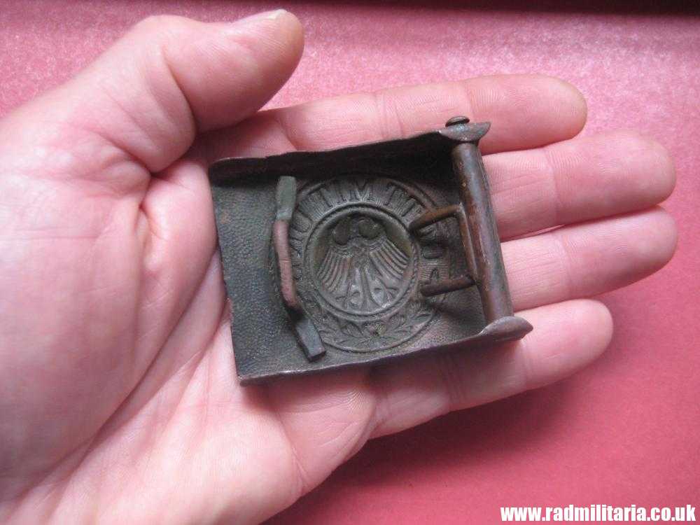 & early WW2 German Army BELT BUCKLE - metal detecting find. - Image 10