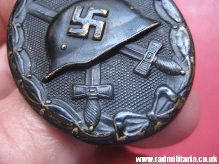& WW2 original German WOUND BADGE in BLACK in good used condition. - Image 12