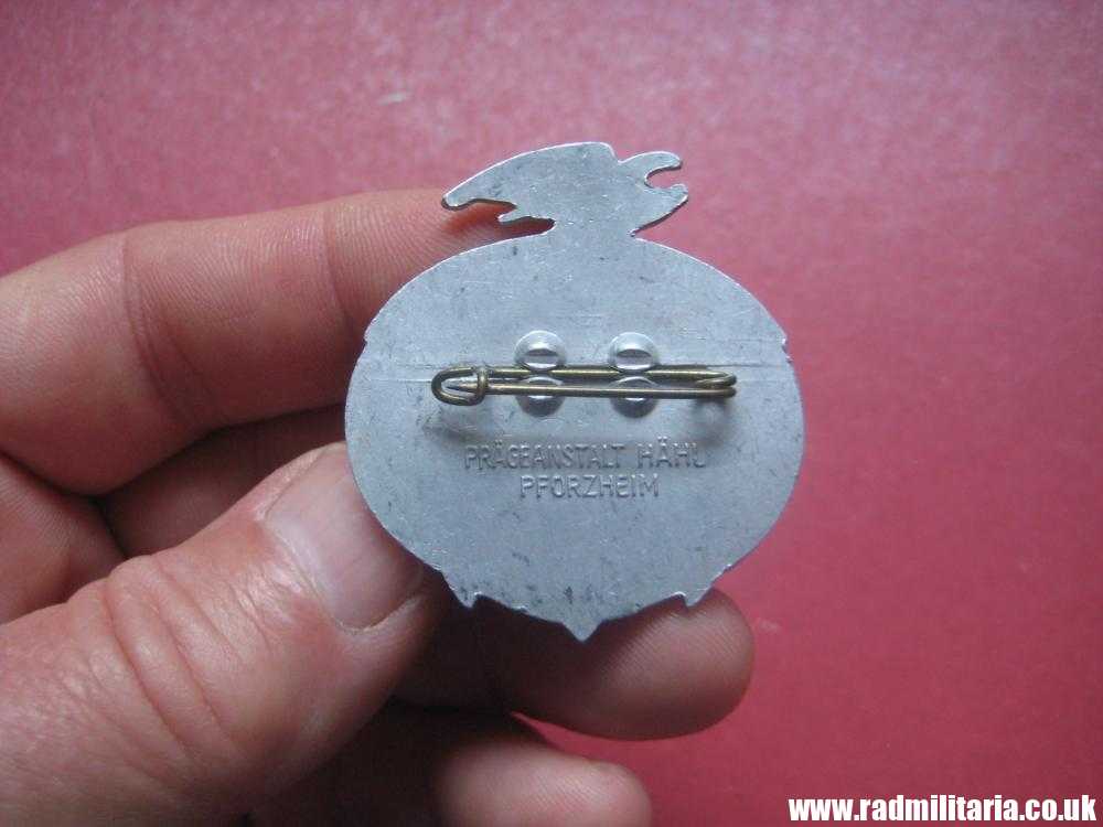 & WW2 1935 German SEEFAHRT IST NOT - MARINE - SEA DAY Genuine tinnie badge, maker: PRAGEANSTALT HAHL Pforzheim. - Image 13