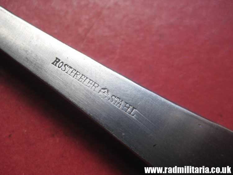 & WW2 German Luftwaffe stainless steel FORK - original 3rd Reich Cutlery, mint condition. Genuine !! - Image 6