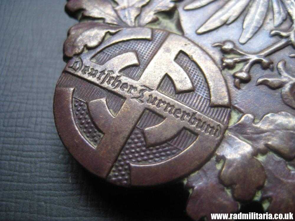 & WW2 1930 German LARGE size METAL BADGE, maker: J.SCHWERTNER EGGENBERG GRATZ, genuine !! - Image 8