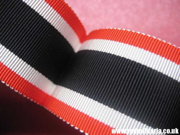 & WW2 original German RIBBON only for War Merit Cross 2nd Class - KVK Kriegsverdienstkreuz 2. Klasse. - Image 7