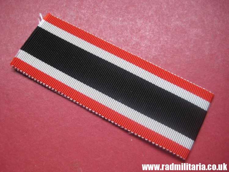 & WW2 original German RIBBON only for War Merit Cross 2nd Class - KVK Kriegsverdienstkreuz 2. Klasse. - Image 11