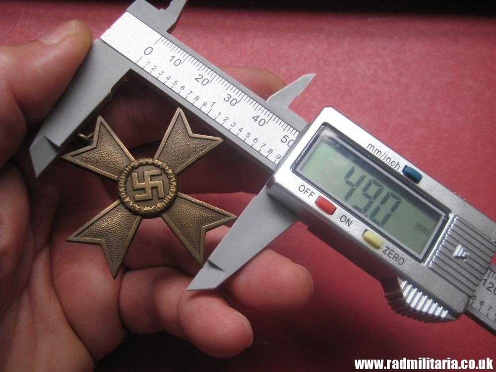 & WW2 original German War Merit Cross 2nd Class - KVK Kriegsverdienstkreuz 2. Klasse, maker: "1" mint condition. - Image 13