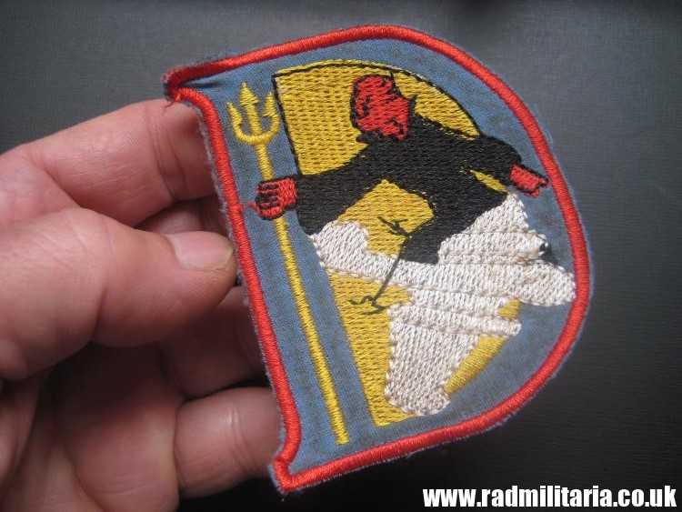 & Vietnam War PATCH - US Air Force "D" Flight 13th Bombardment Squadron - Red Devils. - Image 12