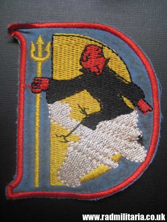 & Vietnam War PATCH - US Air Force "D" Flight 13th Bombardment Squadron - Red Devils. - Image 15