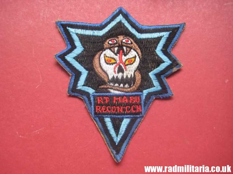 & Vietnam War PATCH - US Army Vietnam Special Forces Reconnaissance Team RT HABU RECONCCH. - Image 2