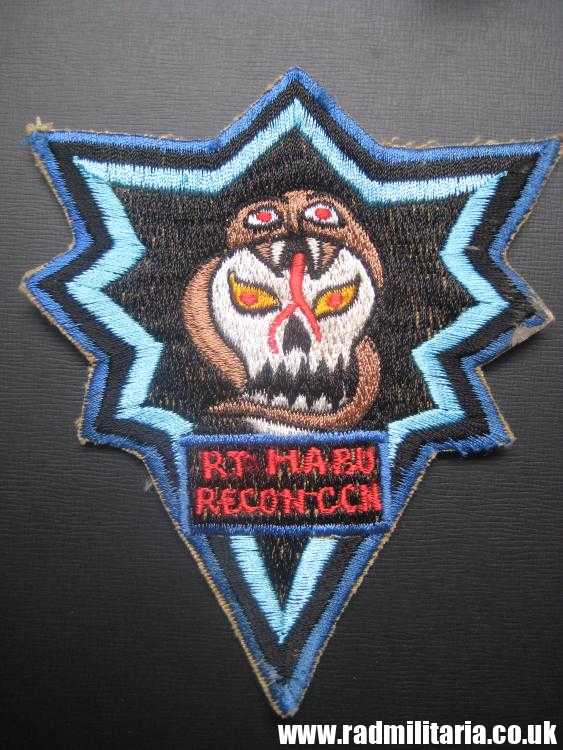 & Vietnam War PATCH - US Army Vietnam Special Forces Reconnaissance Team RT HABU RECONCCH. - Image 14