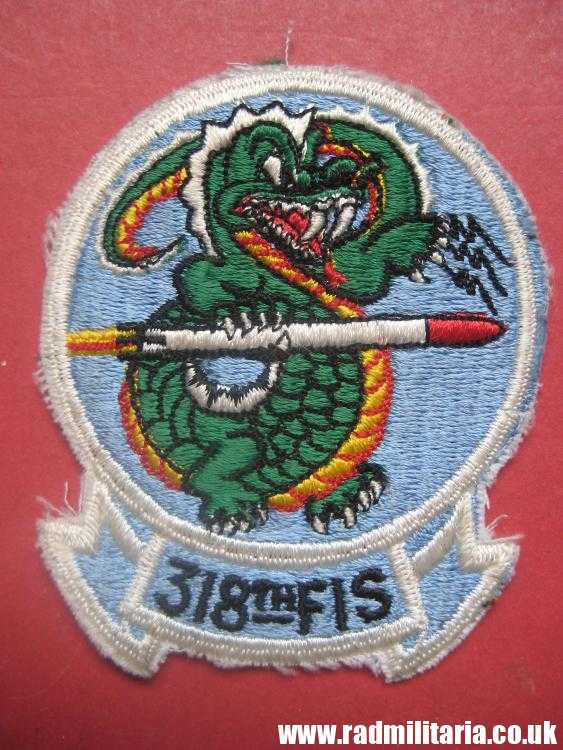 & Vietnam War PATCH - US Air Force 318th Fighter Interceptor Squadron (FIS) - Image 6