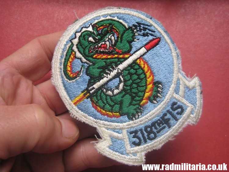 & Vietnam War PATCH - US Air Force 318th Fighter Interceptor Squadron (FIS)
