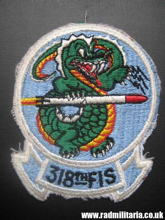 & Vietnam War PATCH - US Air Force 318th Fighter Interceptor Squadron (FIS) - Image 2